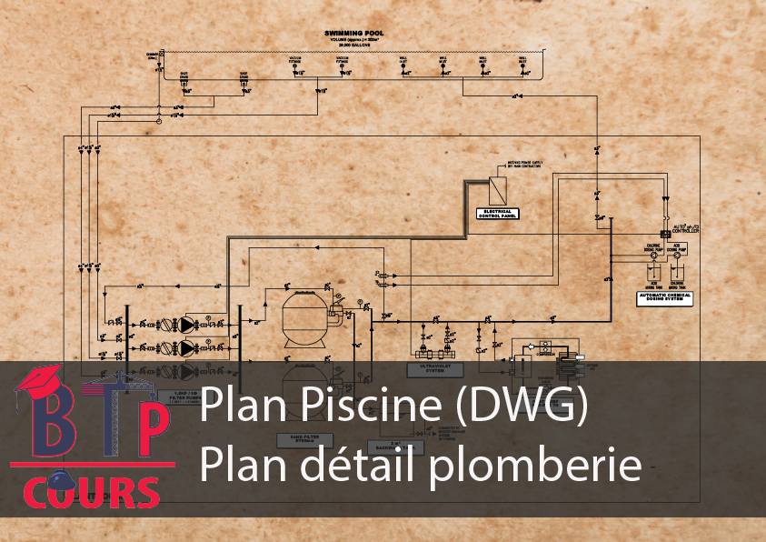 plan détail plomberie DWG