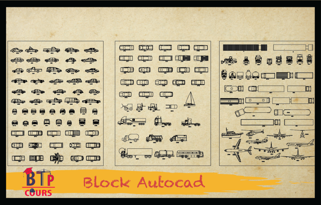 Block AutoCAD sur BTP-Cours.com