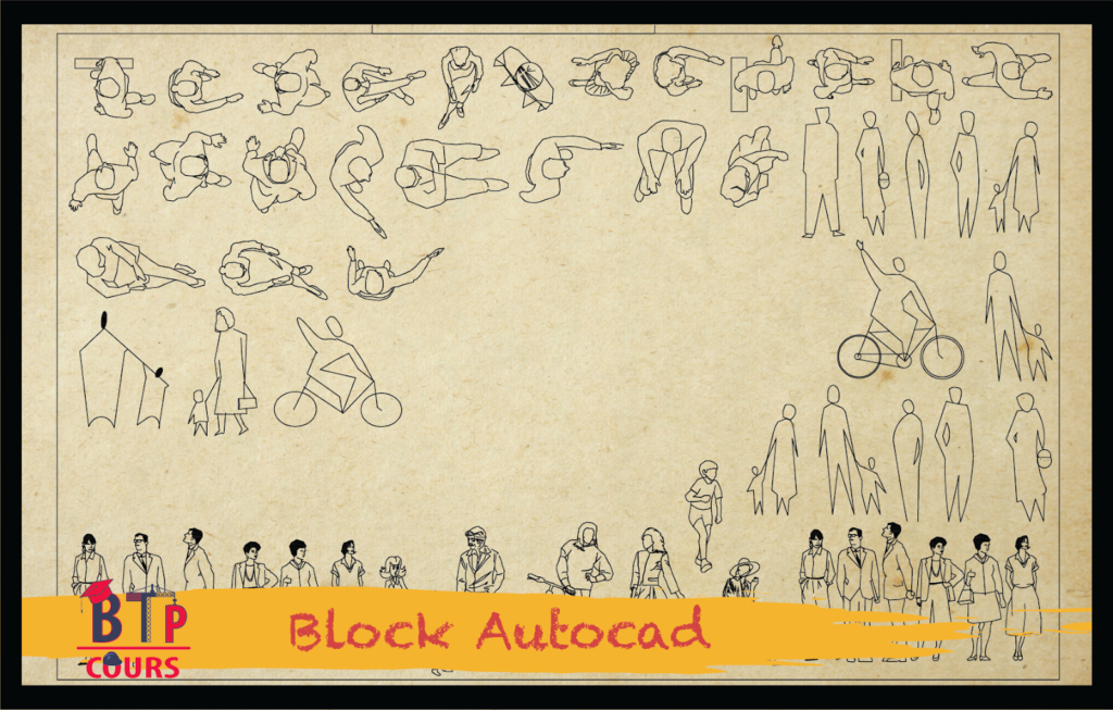 Block AutoCAD sur www.BTP-Cours.com