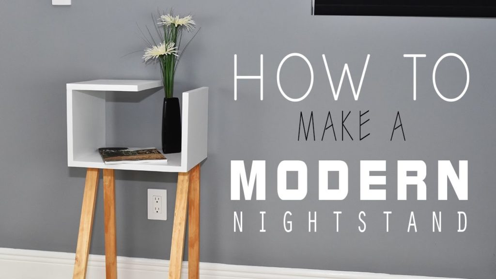 Comment réaliser une Table de nuit moderne?