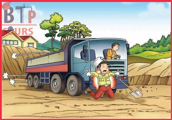Sécurité dans les chantiers BTP (LES ENGINS DE CHANTIER) installation de chantier et sécurité sur BTP-Cours.com