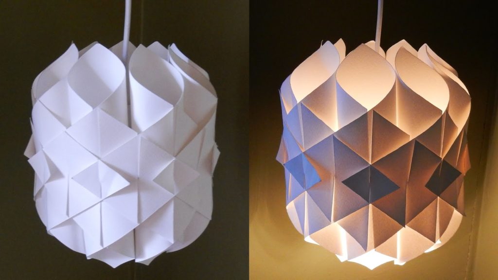DIY: Fabriquer une Lampe en papier / lanterne CIY et Bricolage sur BTP-Cours.com