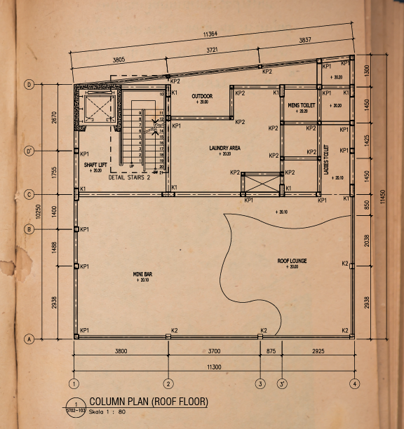 Plan Structure (DWG) Plan Complet mini appartement (DWG)