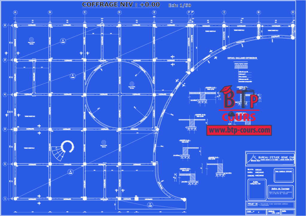 pour tous vos plan B.A et ARCHI BTP-COURS.com