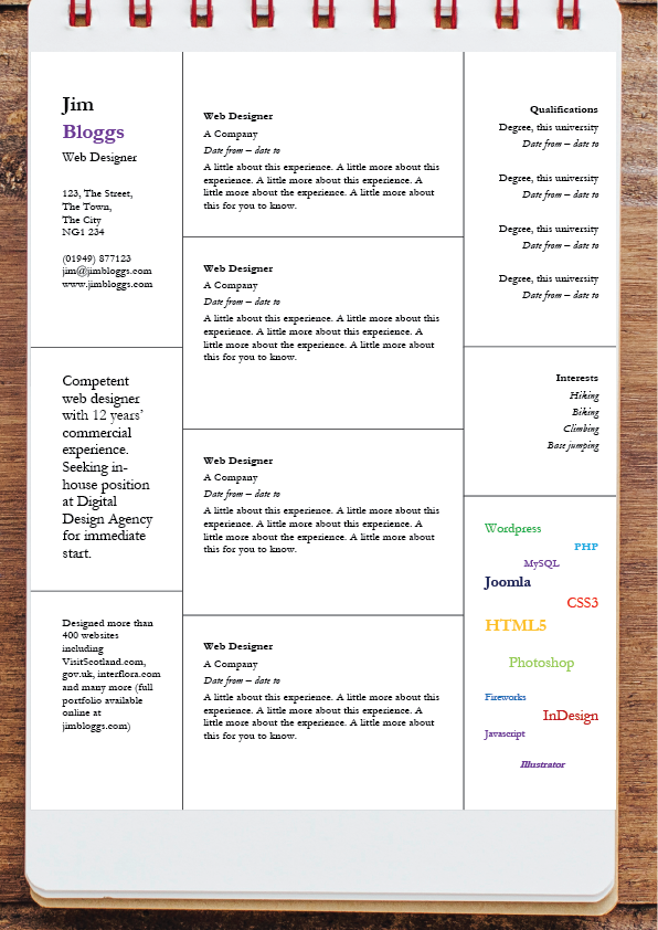 Télécharger des Modèle cv gratuitement