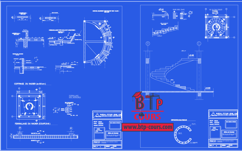 pour tous vos plan B.A et ARCHI BTP-COURS.com