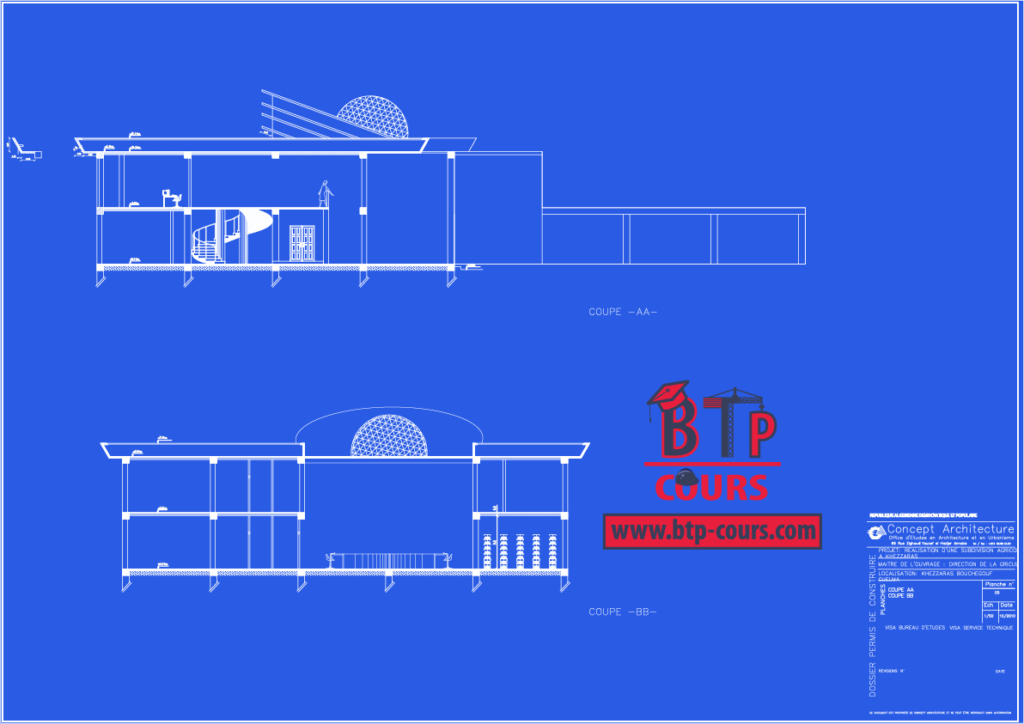 pour tous vos plan B.A et ARCHI BTP-COURS.com
