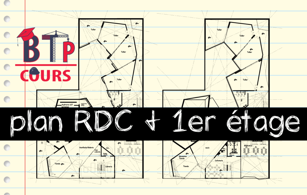 Plan architecture Centre culturel