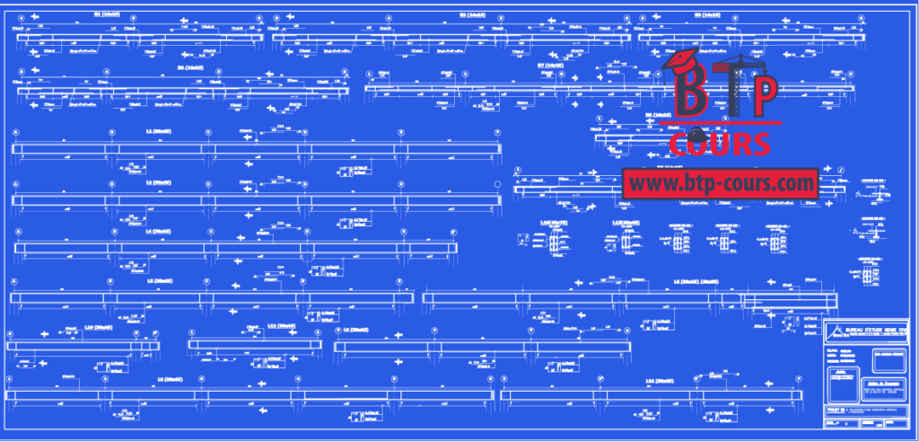 plan B.A coffrage ferraillage sur www.btp-cours.com