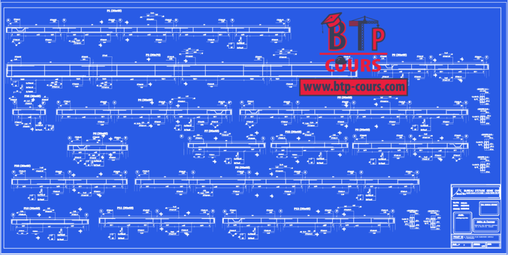 plan B.A coffrage ferraillage sur www.btp-cours.com