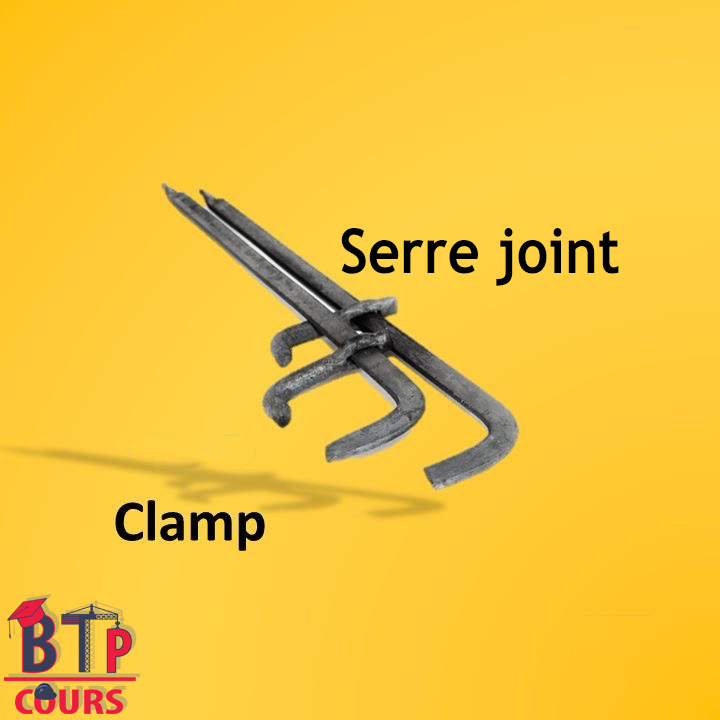 Lexique outillage de chantier - serre joint