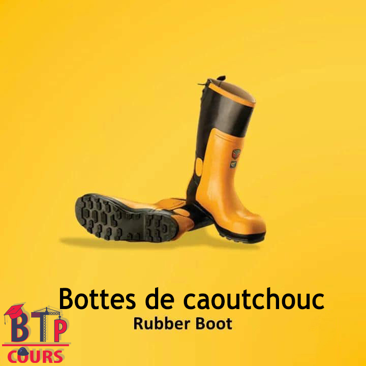 Lexique outillage de chantier - bottes de caoutchouc