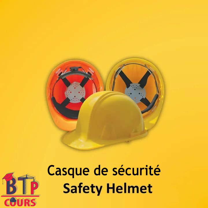 Lexique outillage de chantier - casque de sécurité