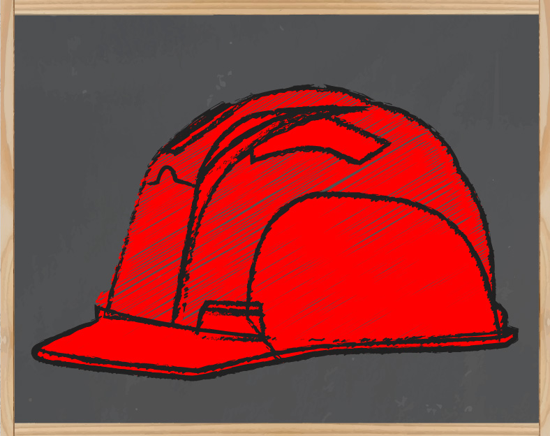 Le casque rouge : responsable sécurité: