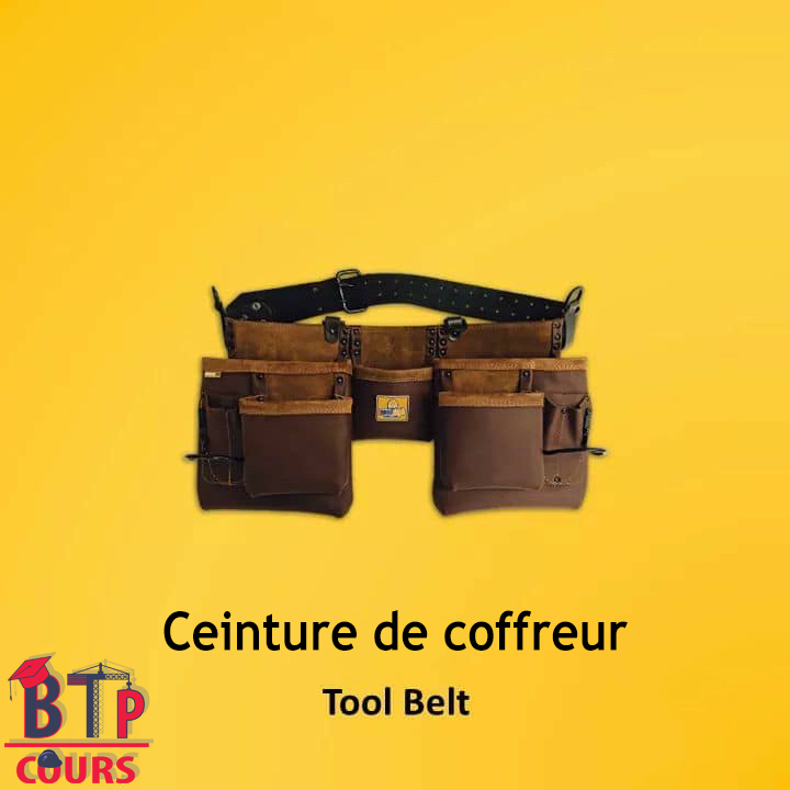 Lexique outillage de chantier - ceinture du coffreur