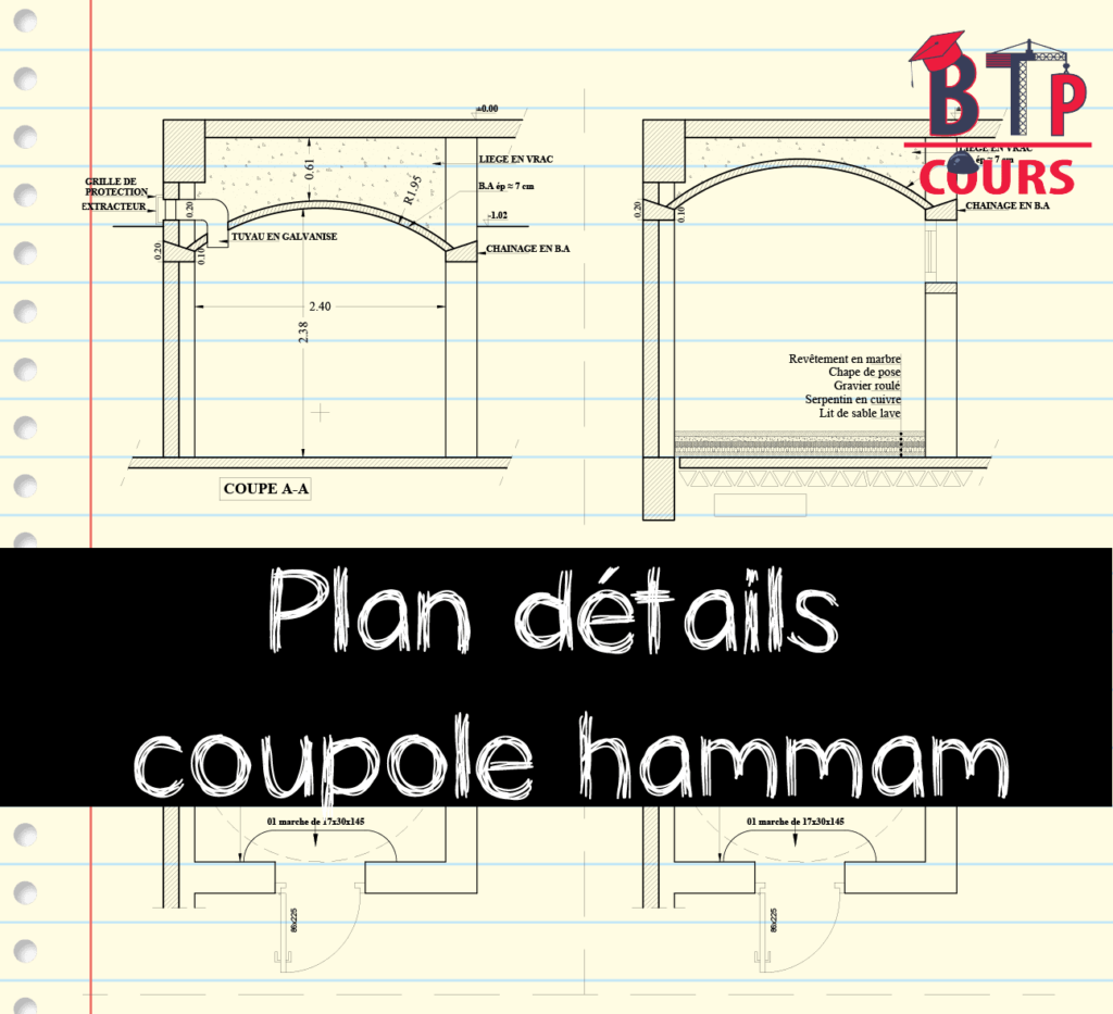 détails coupole DWG