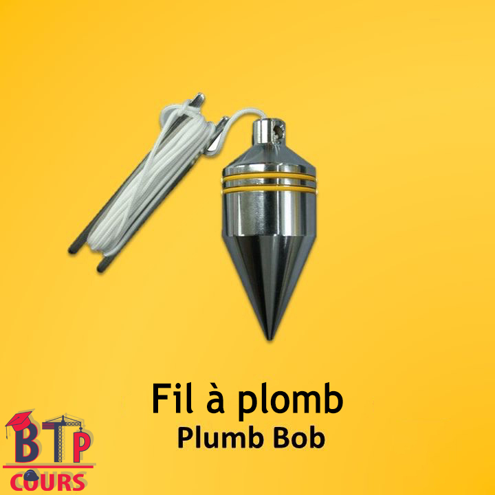Lexique outillage de chantier- fil. aplomb