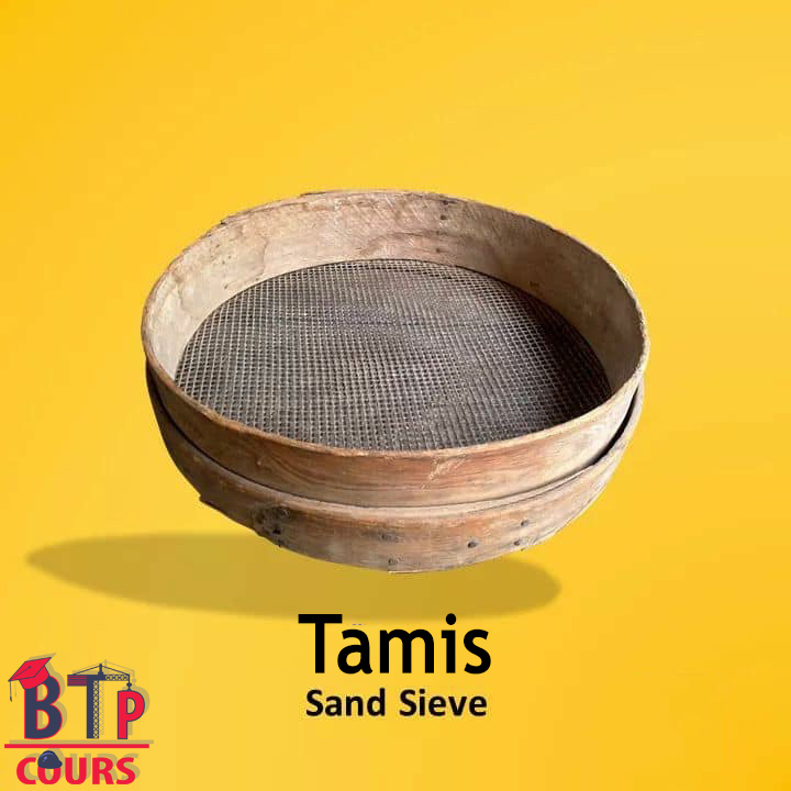 Lexique outillage de chantier - tamis