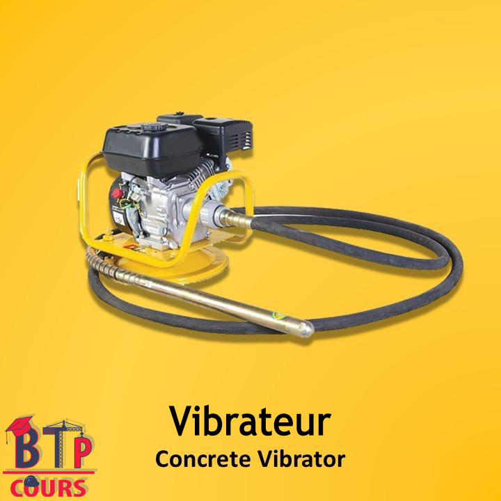 Lexique outillage de chantier - vibrateur