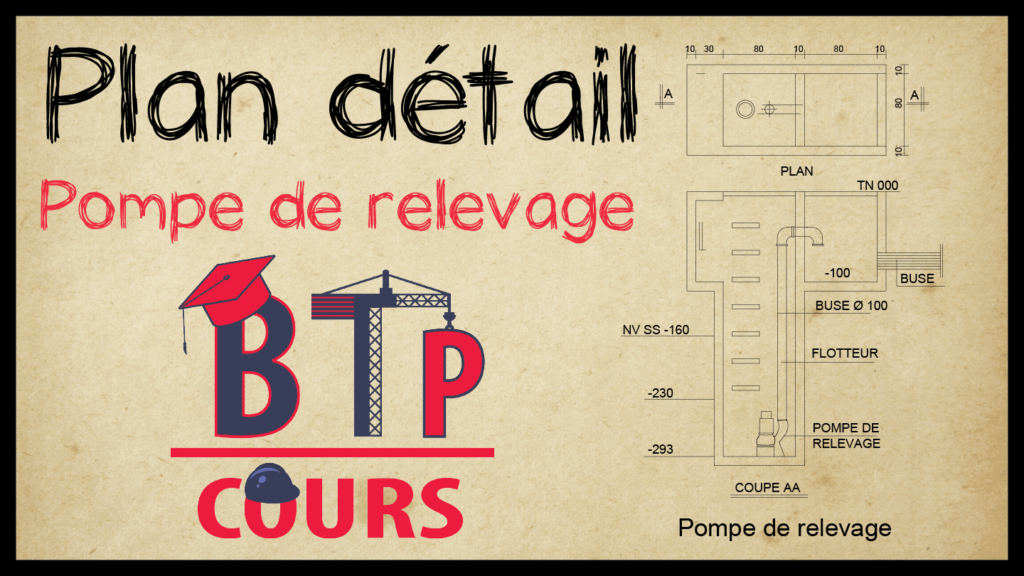 plan détail Pompe de relevage