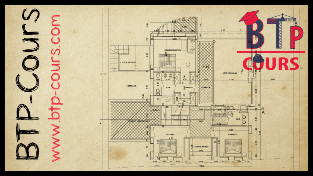 plan &er étage villa Plan architecture: Villa