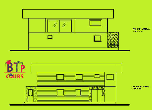 plan facades  Télécharger plan DWG