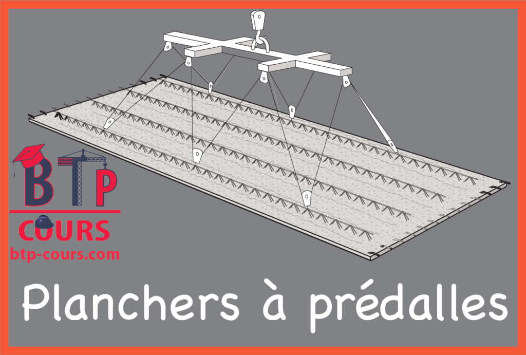 Planchers à prédalles les prédalles