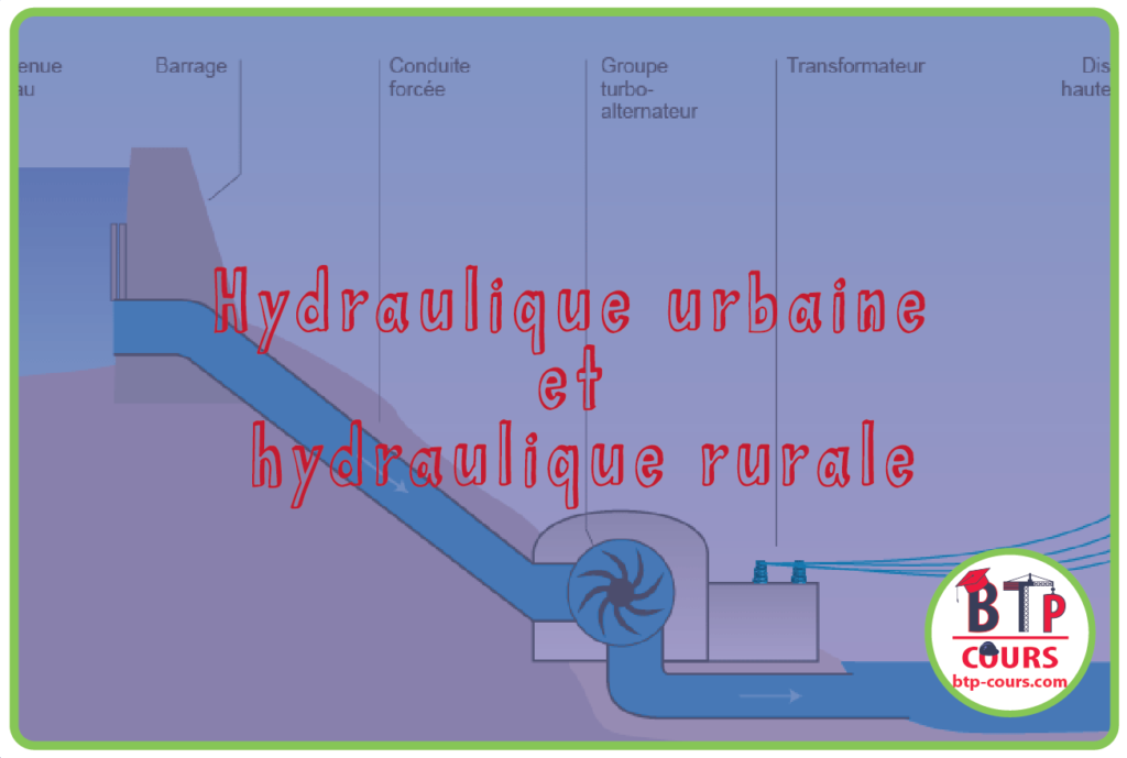 Hydraulique urbaine hydraulique rurale