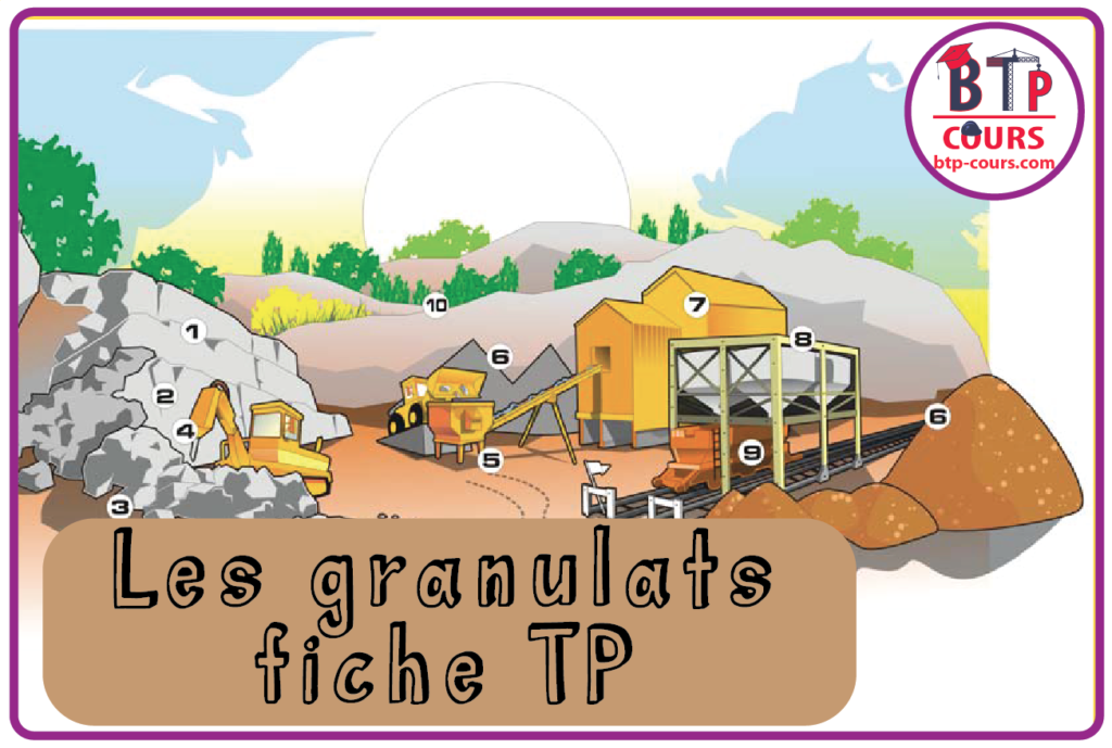 Tout savoir sur LES GRANULATS
