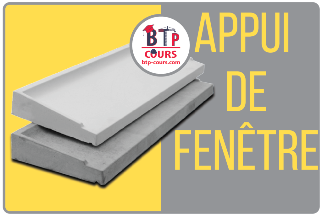 Comment réaliser un appui de fenêtre?