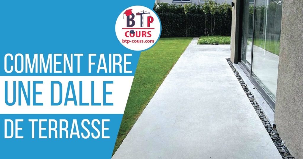 réaliser une terrasse en beton