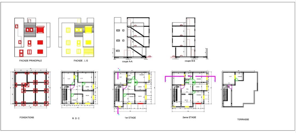 plan archi Dwg 