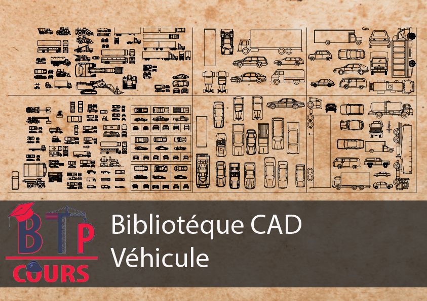 bibliothèque AutoCAD sur www.btp-cours.com