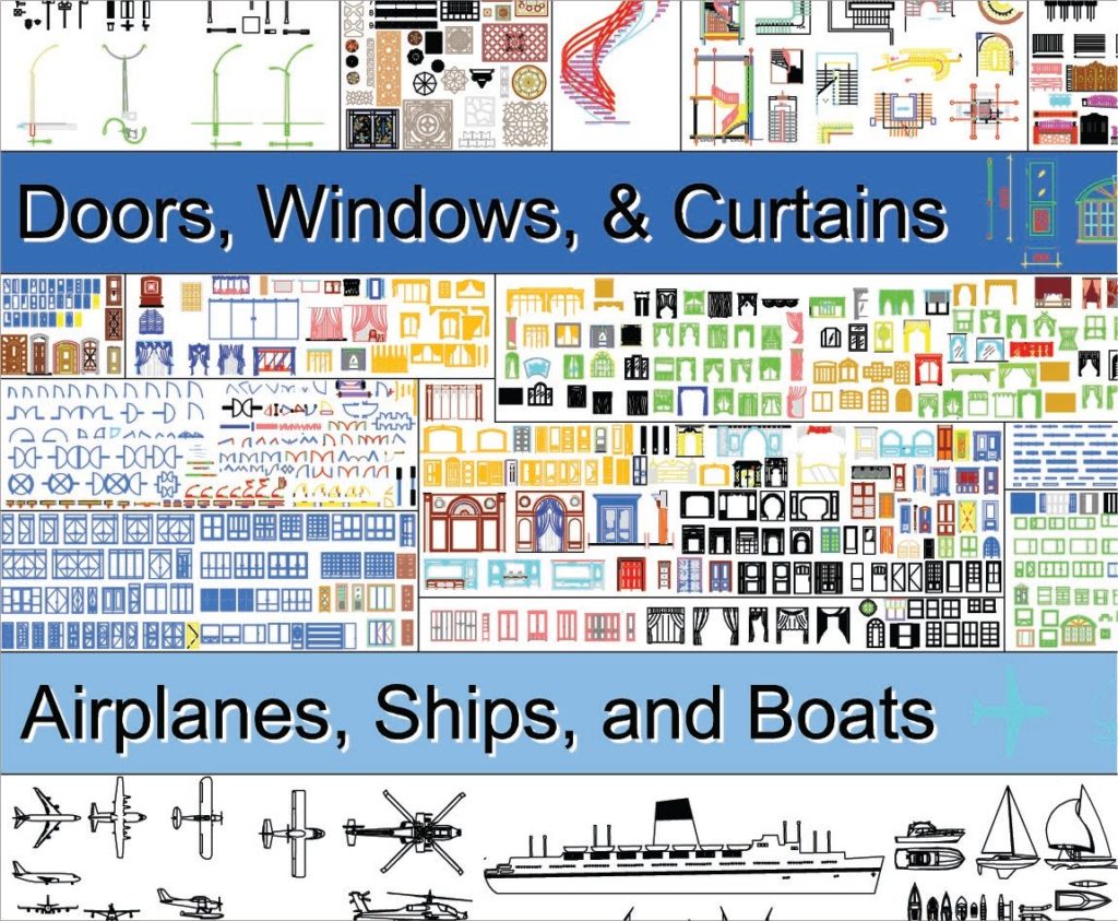 Autocad ressources: Gigantesque bibliothèque de block