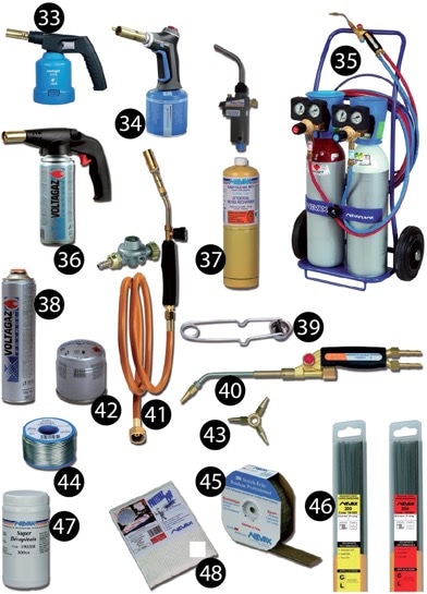 outillage de soudure outillage de plomberie