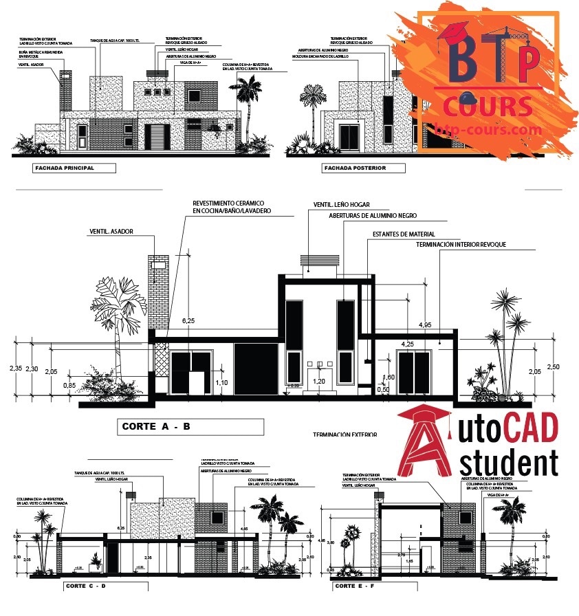 Plans d'architecture