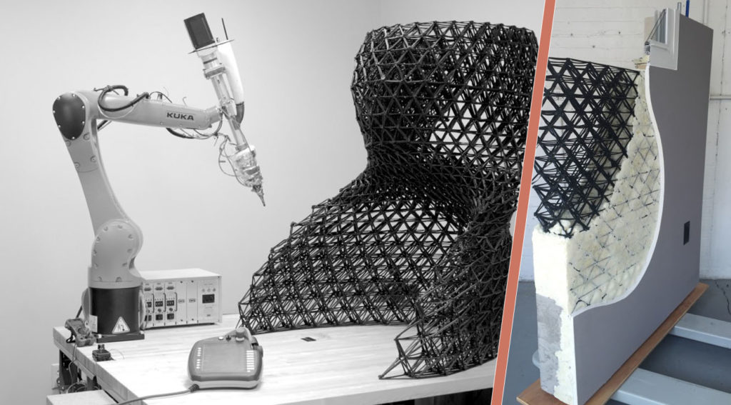 Ce système de mur conçu par un architecte a un noyau imprimé en 3D