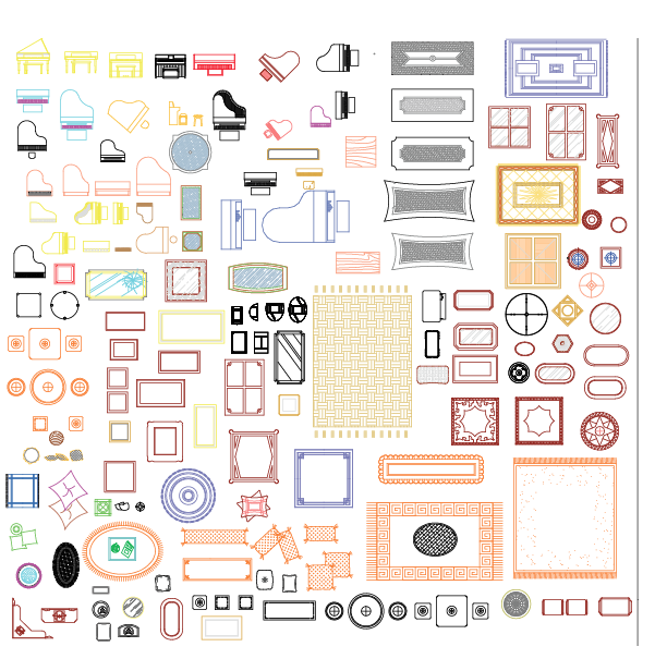 AutoCAD-Furniture-Library