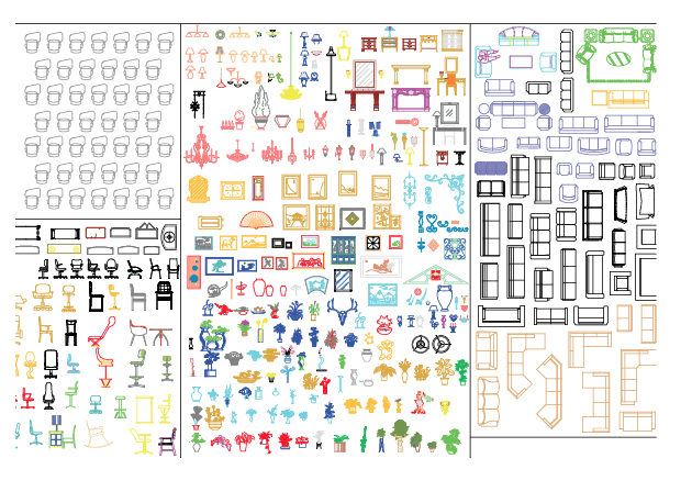 AutoCAD-Furniture-Library