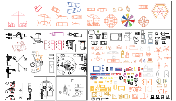 AutoCAD-Furniture-Library