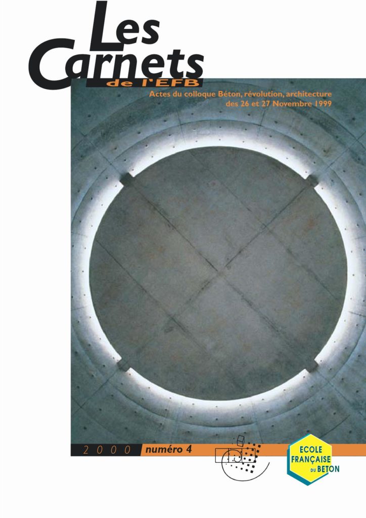 Actes du colloque Béton, révolution, architecture