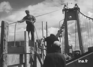 pont de Tancarville en construction