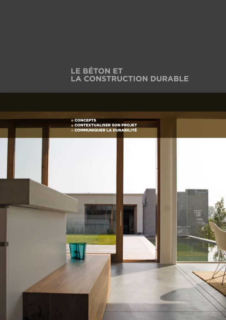 Le béton et la construction durable
