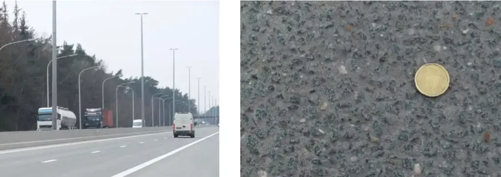 E Herentals Grobbendonk béton lavé bicouche avec couche supérieure