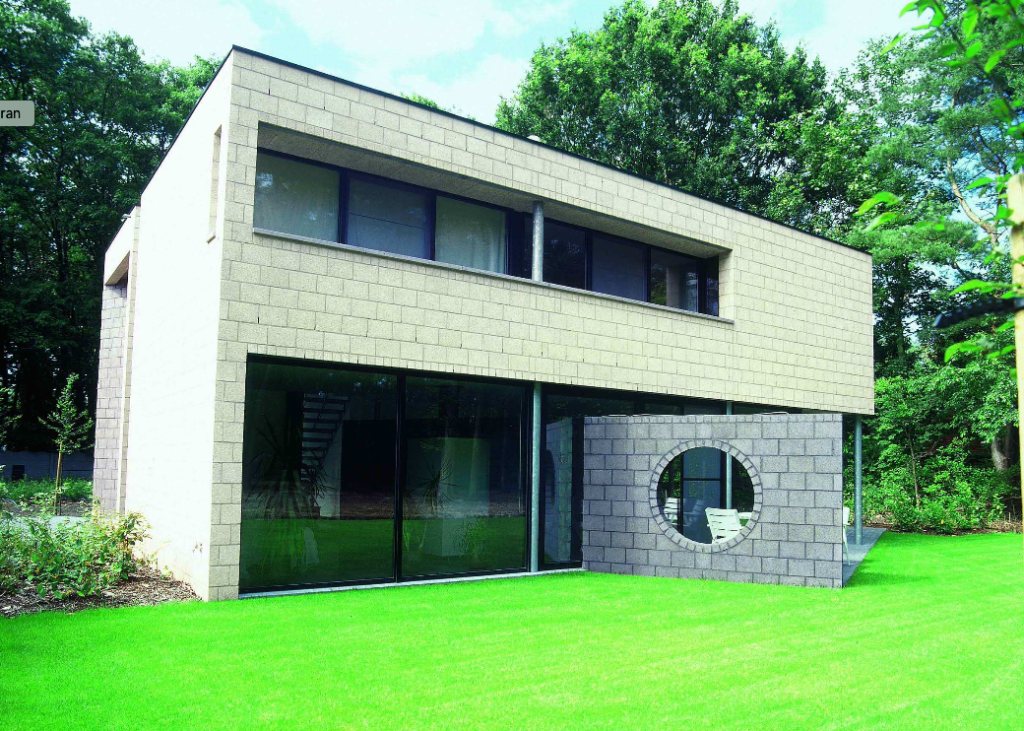 Maison en blocs de béton à Bonheiden, Belgium