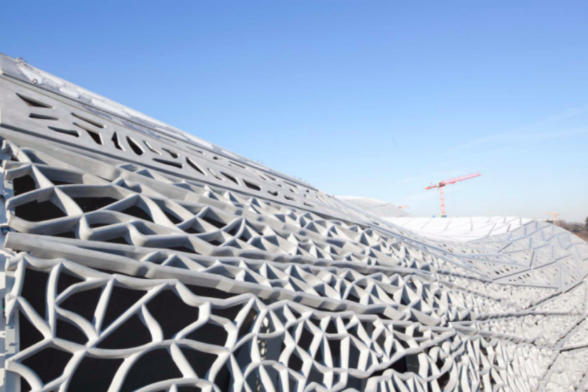 Résille en Béton fibré à ultra haute performance du stade Jean Bouin, Paris, France