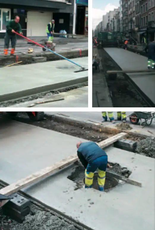 aspEcts dE misE En œuvrE des voies de bus en béton