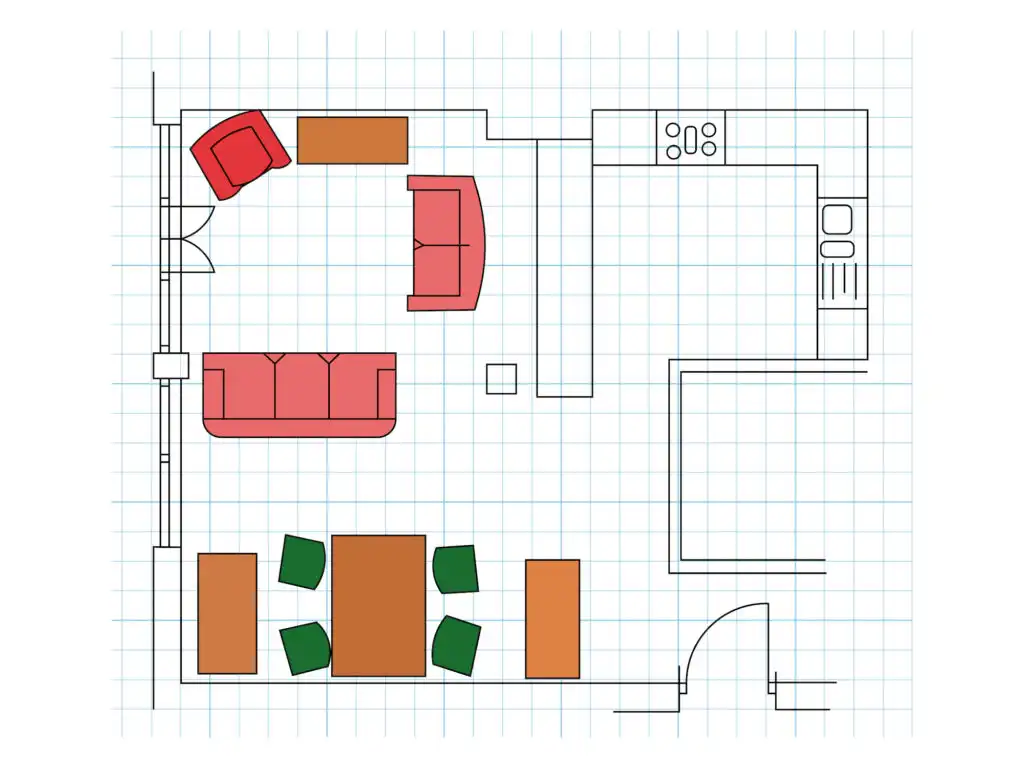 Transferer le plan de renovation de la maison sur du papier millimetre