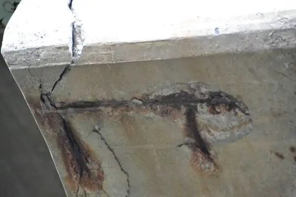 fissure sur le beton