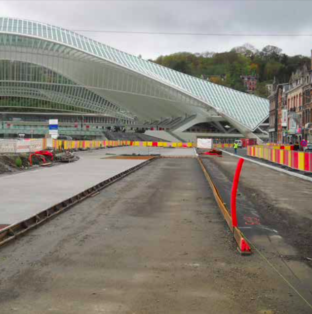 L'esplanade des Guillemins Performance technique et esthétique des bétons